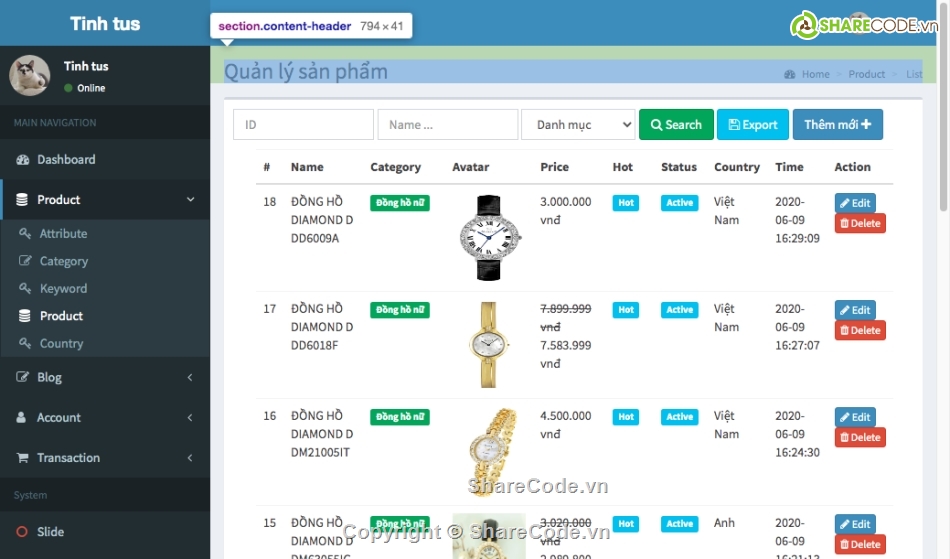 Web đồng hồ,đồ án tốt nghiệp,Đồ án,Báo cáo đồ án,code đồ án,Laravel